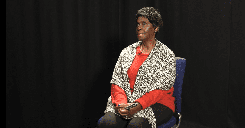 Patricia McCalla talking about Sight Loss